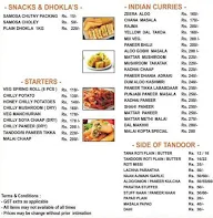 Batasi's Sweets & Restaurants menu 1