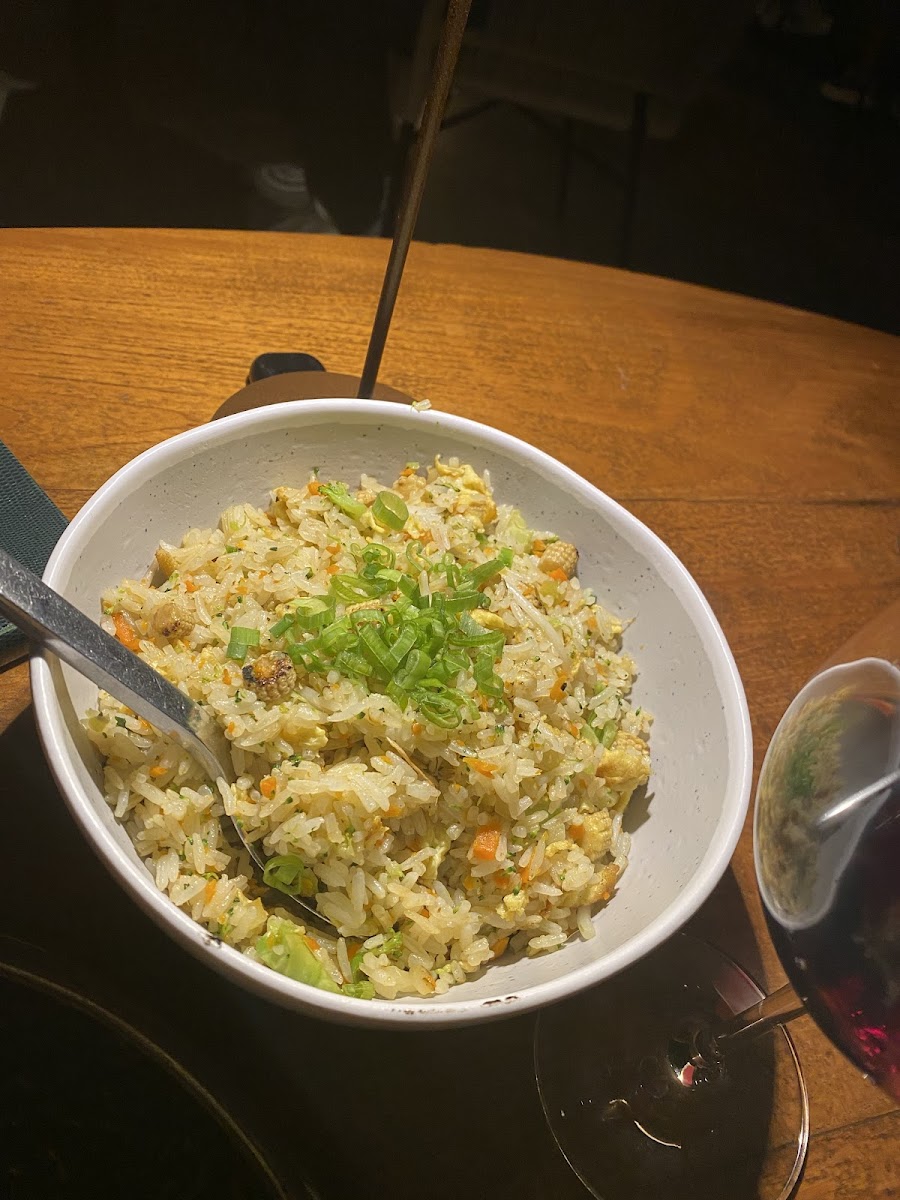 Veggie fried rice gluten free