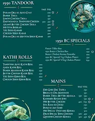 Shera Di Hatti menu 1