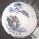 red blossom plate