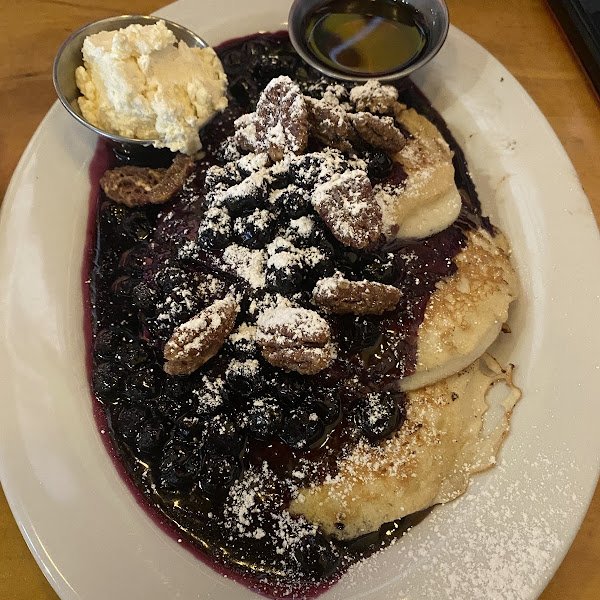 Blueberry Ginger Pancakes