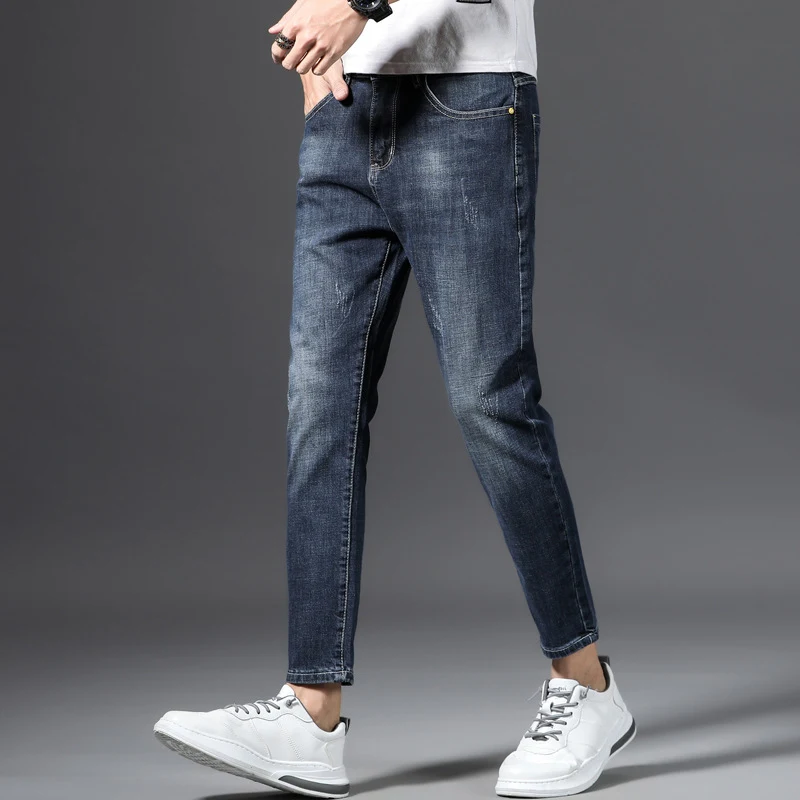 Title 4, Jeans da uomo Nine Cent Stretch And Trim, comfo...