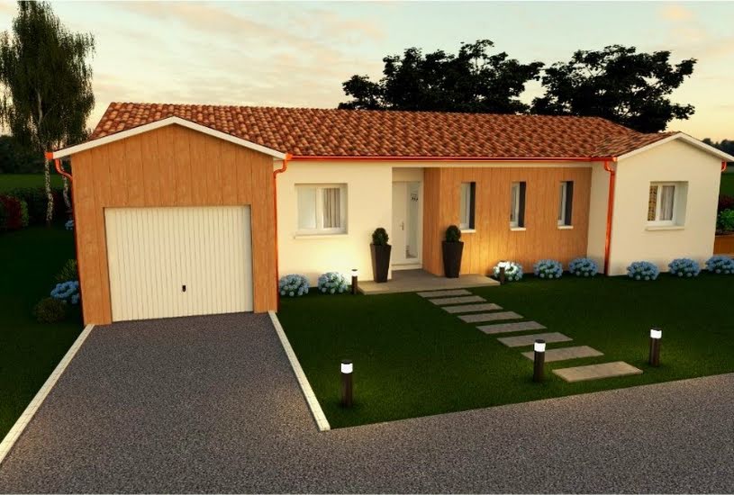  Vente Terrain + Maison - Terrain : 1 298m² - Maison : 101m² à Civrac-de-Blaye (33920) 