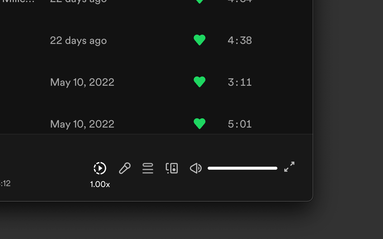 Spotify Playback Speed Preview image 1