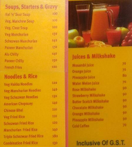 Cafe Bollywood menu 5