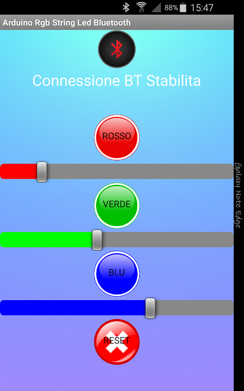 Android application Arduino Rgb Bluetooth Pro screenshort
