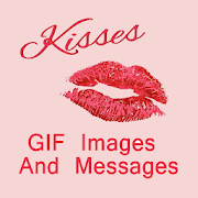 Kiss Romantic GIF Messages  Icon