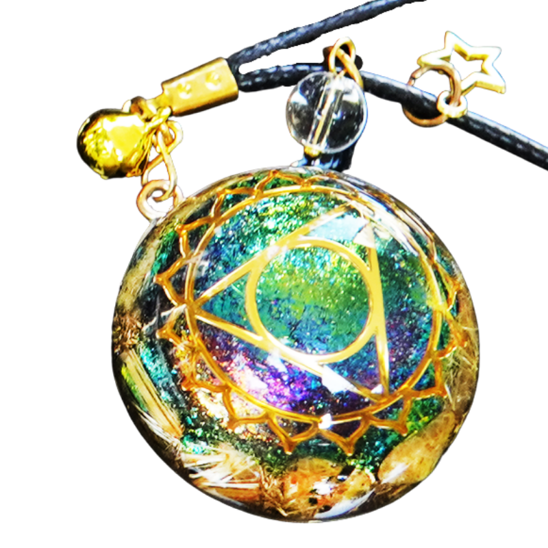 Title 4, Collier de cheveux en cristal de titane Jewel –...
