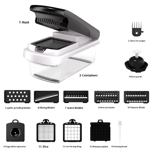 Black White 14 Pieces