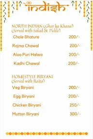 Indish menu 2