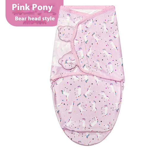 Bear Head Pink Pony