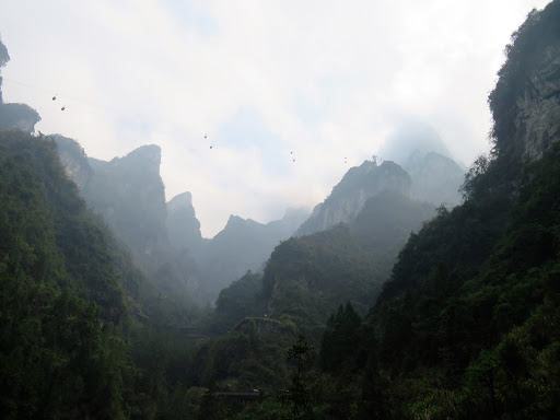 99 Bend Road From Tianmen Mountain China 2016