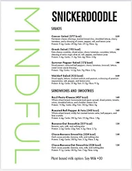 Snickerdoodle-Virgin Bar & Cafe menu 3