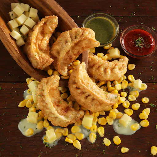 Sweet Corn Cheese Momos (Fry)