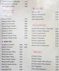 Daawat -E-India menu 1