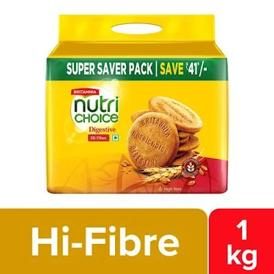 Britannia Nutrichoice Digestive High Fibre Biscuits - 1 kg