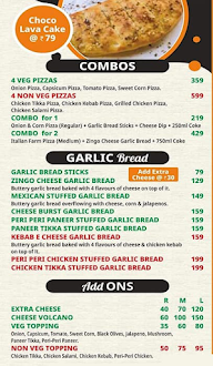 Zingo Pizza menu 4