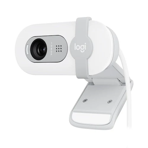 Thiết bị ghi hình/ Webcam Logitech HD BRIO 100 (Off-White)