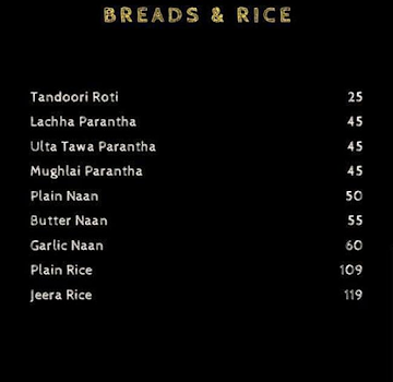 Biryani Stock Exchange menu 