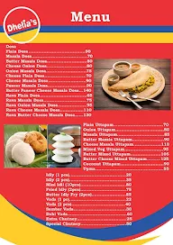 Dhelia's menu 1