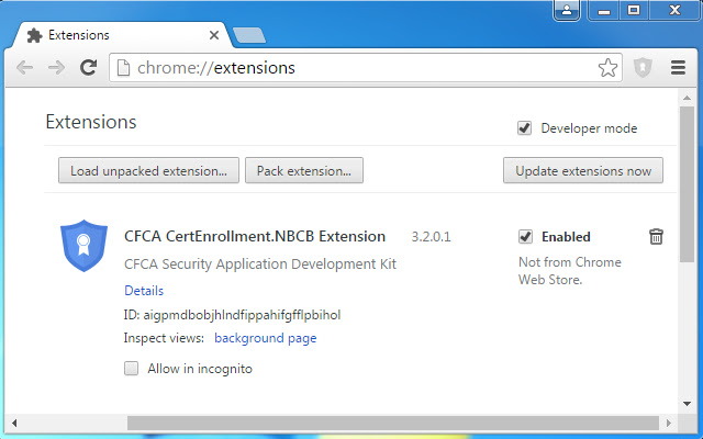 CFCA CertEnrollment.NBCB Extension chrome extension
