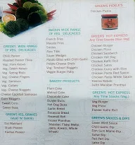 Green Chick Chop menu 1