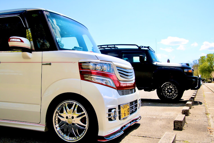 Nボックスカスタムのデカすぎィ！！！・ホブス捜査官のクルマか？・ワイスピ車両・FJクルーザーに関するカスタム事例の投稿画像4枚目