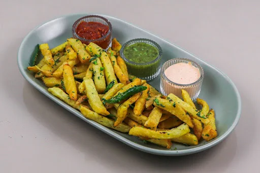 Chilli Fries & Dips