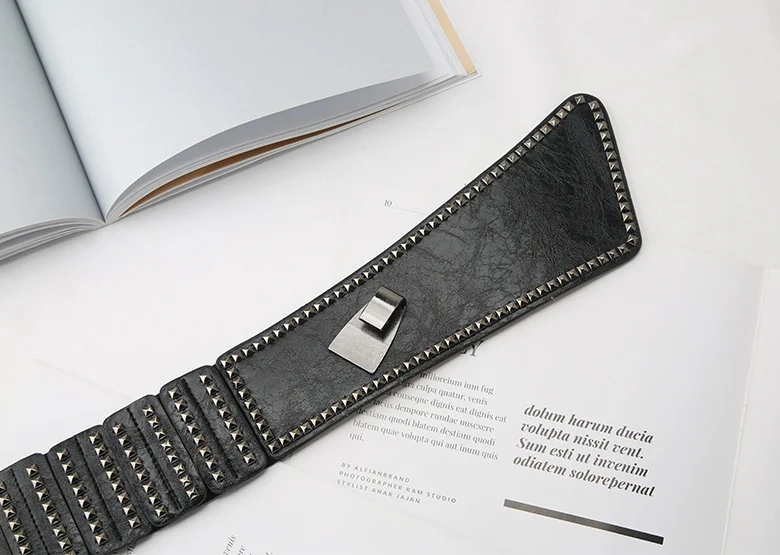 Title 7, Ceinture à rivets pour femmes, accessoires de m...