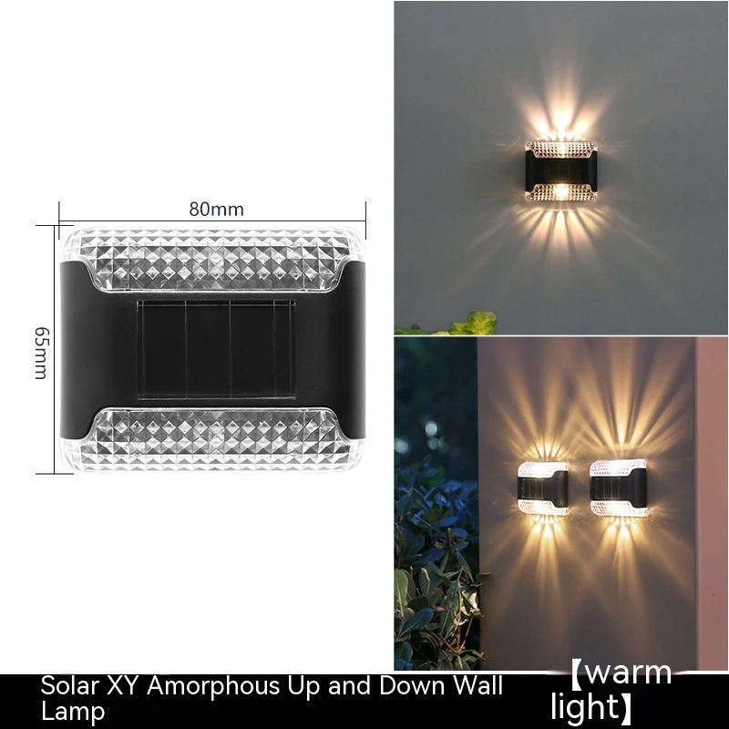 Title 7, Zonne-wandlamp voor buiten, waterdicht, lichtre...