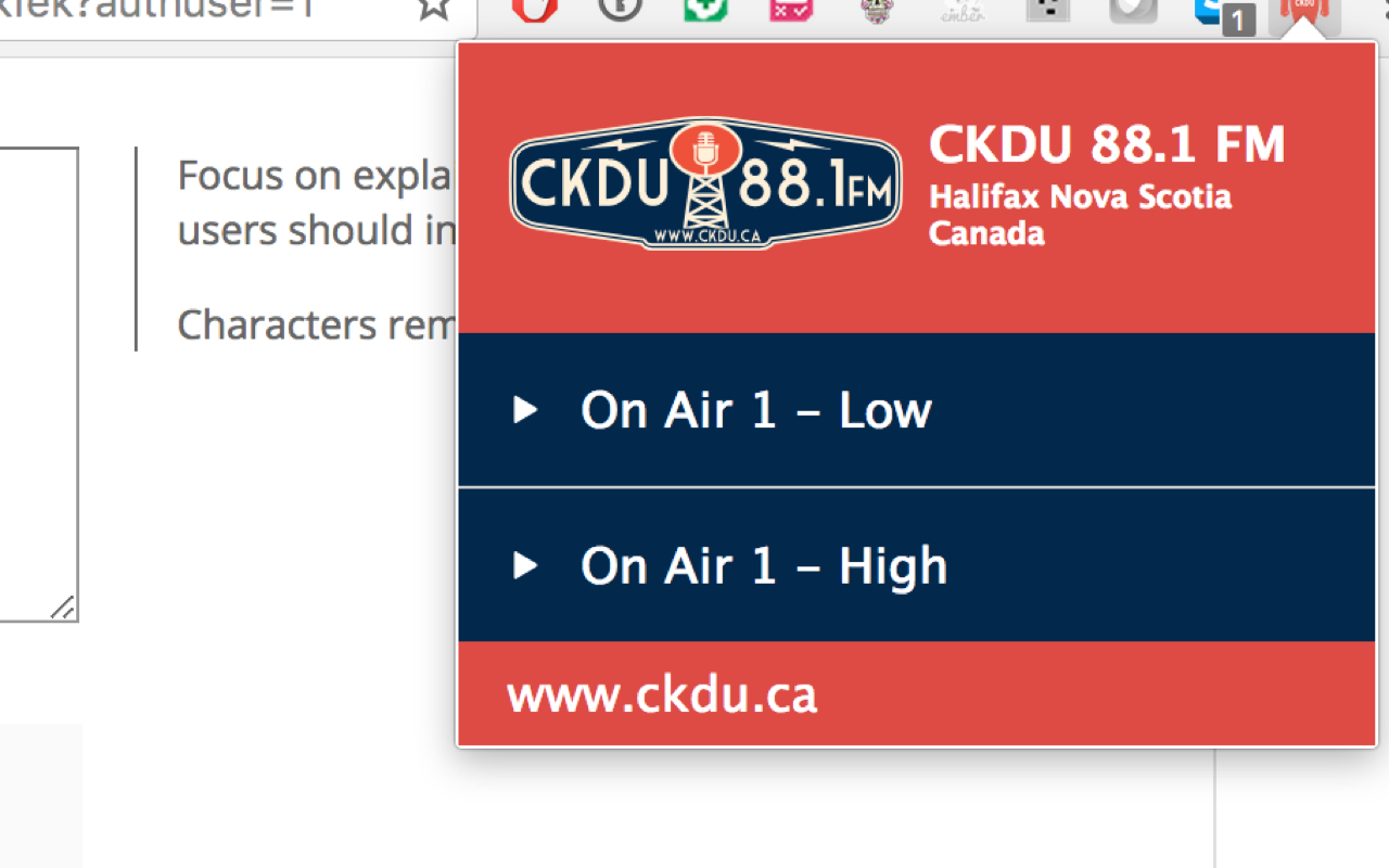 CKDU 88.1 FM Preview image 3