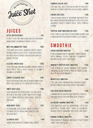 Juice Shot menu 1