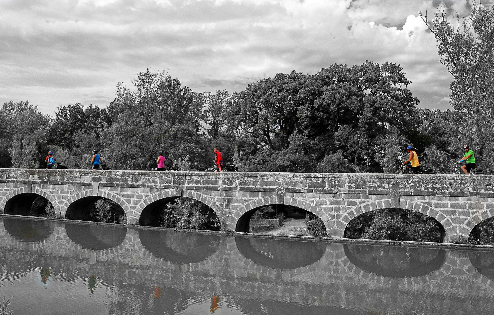 Lungo il Canal du Midi di Amadeus