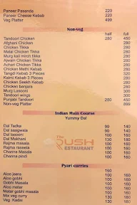 The Rush Restaurant menu 4