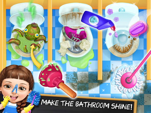 Sweet Baby Girl Cleanup 6 - School Cleaning Game screenshots 12