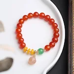 8mm Red Agate Bracelet