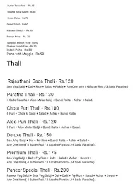 Food Delight menu 2