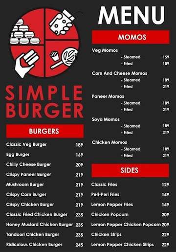 Simple Burger menu 