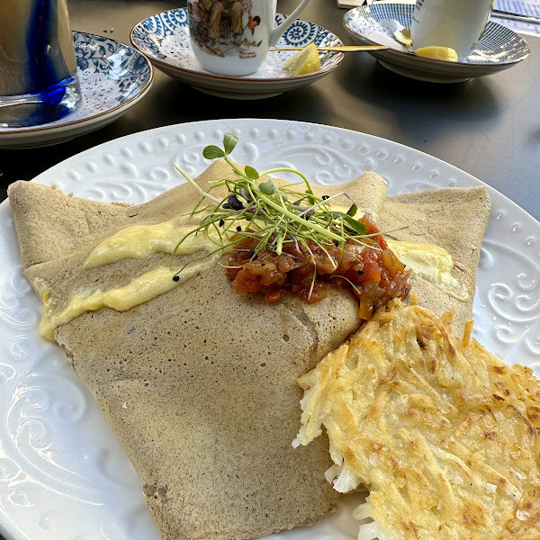 Breakfast crepe!