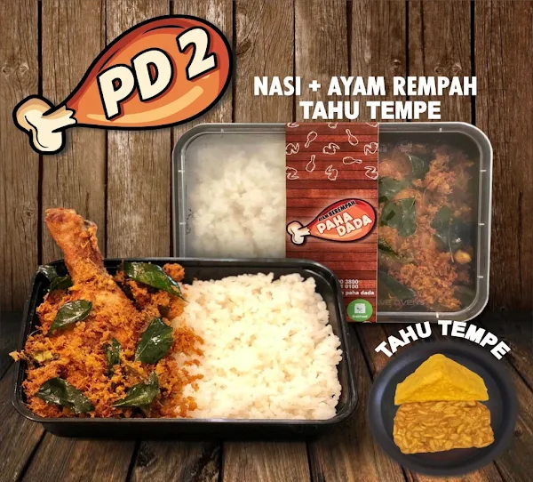 Ayam Paha Dada menu 