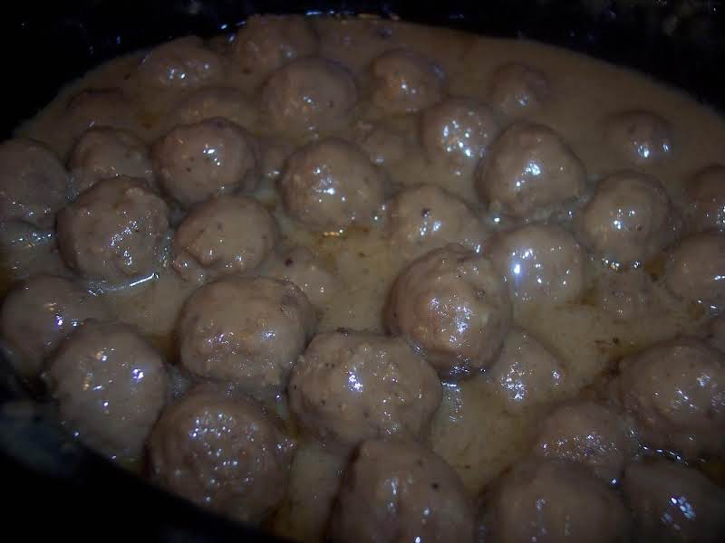 French Onion Meatballs