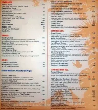 JCD's cafe, Sec-82A menu 5