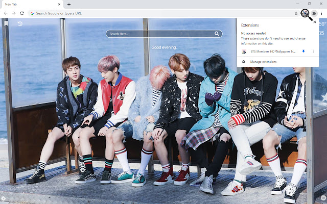 BTS Members HD Wallpapers New Tab Theme