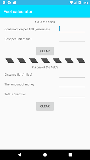 Fuel calculator