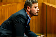 Reghard Groenewald in the dock at the high court in Cape Town. 