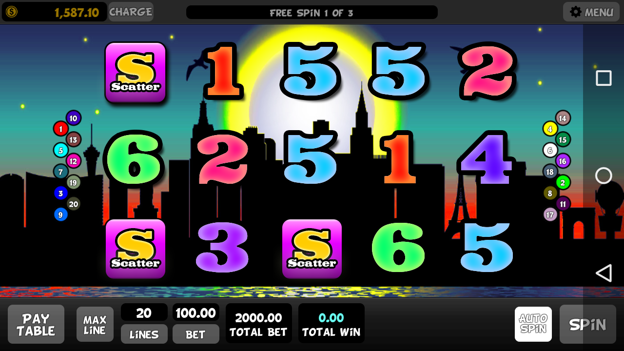 Android application Elemental Slot screenshort