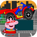 peppa bike pig adventure icon