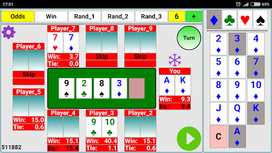 Poker Odds Calculator (Unreleased) 1.0 APK + Mod (Uang yang tidak terbatas) untuk android