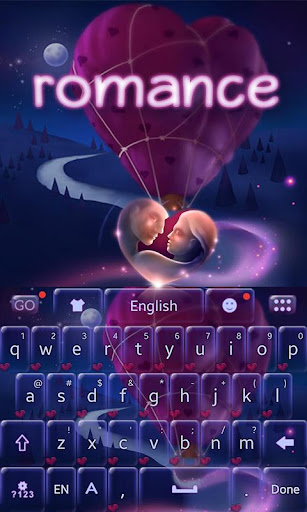 Romance GOKeyboard Theme Emoji