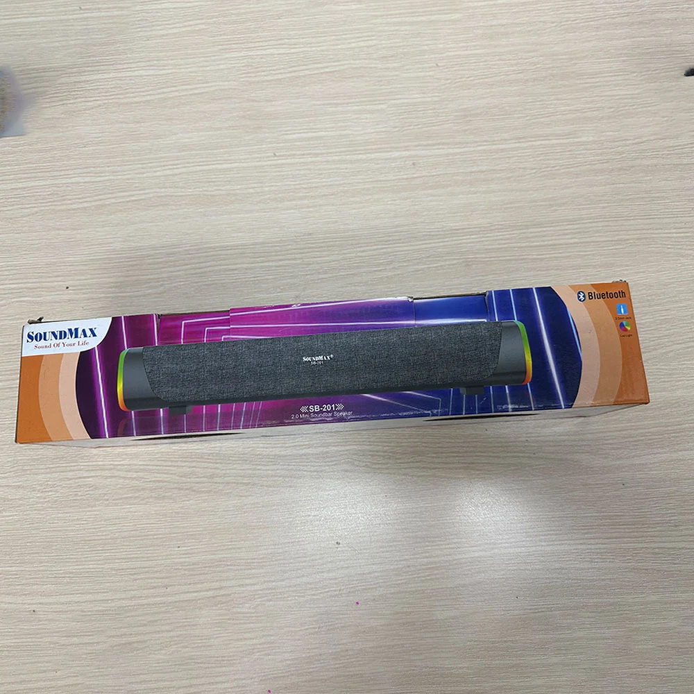 Loa Bluetooth SoundMax SB-201 12W, Xám - Demo